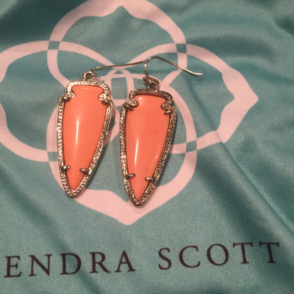 Coral Kendra Scott Sky Earrings